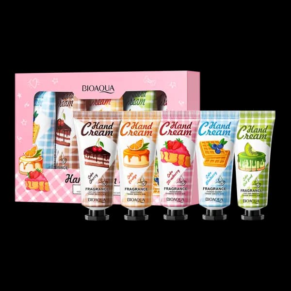 BIOAQUA Pack of 5 Plant Extract Moisturizing Hand Cream-Hand Moisturizers
