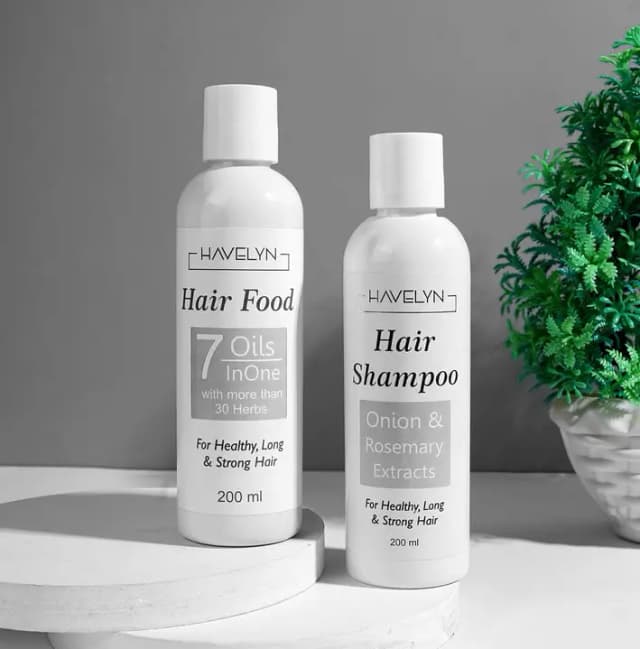 HAVELYN Hair oil + Shampoo 2 in 1   (100% Original Organic)  Guaranteed Results