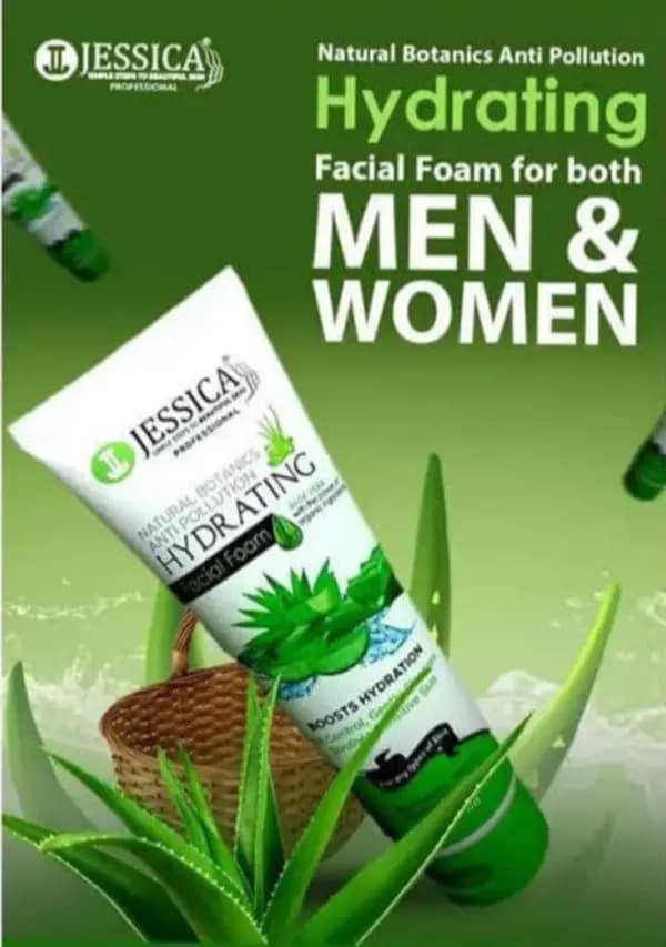 JESSICA Hydrating Facial Foam for Men & Women