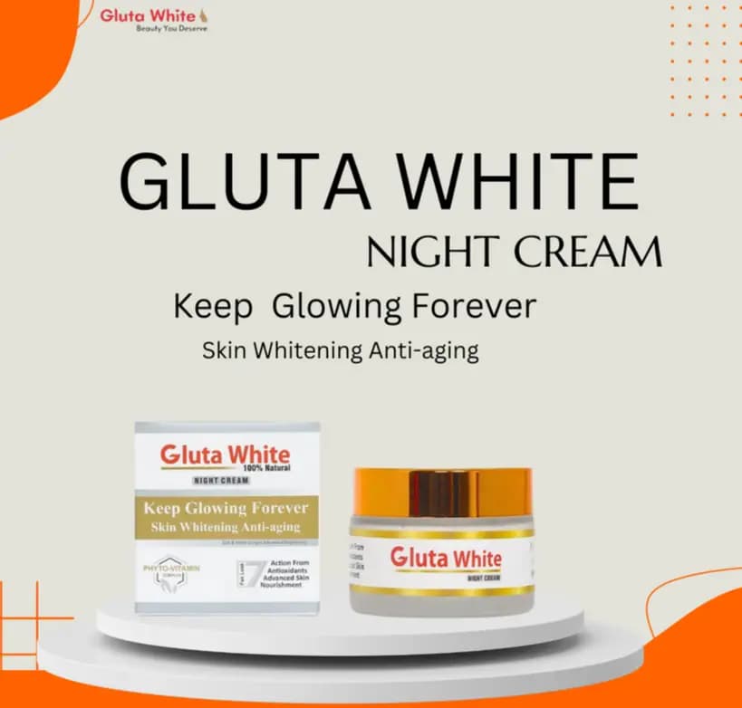 Gluta White Cream for Face Whitening & Brightening