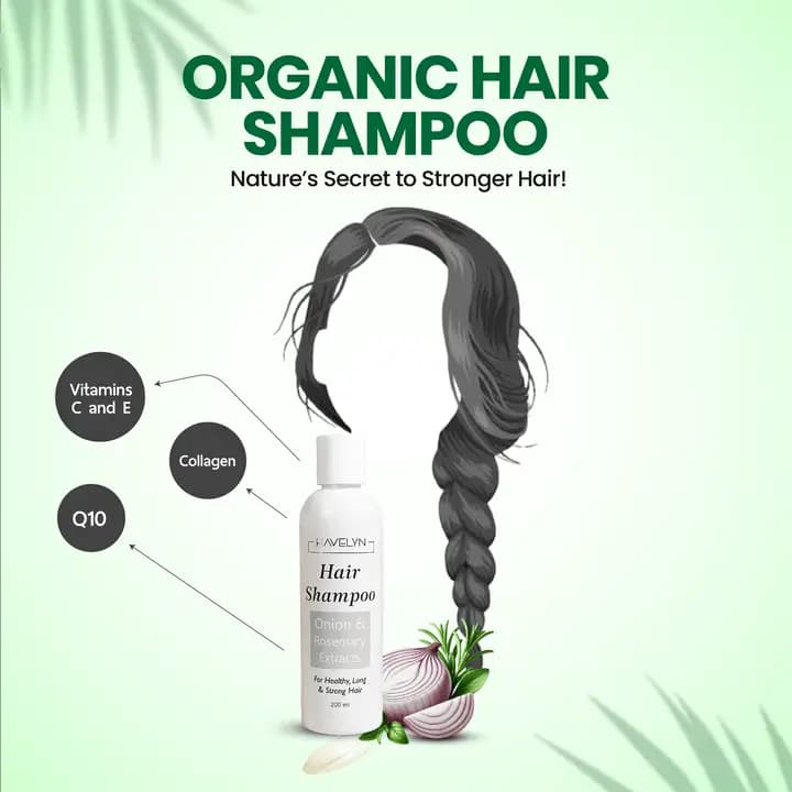 HAVELYN Hair oil + Shampoo 2 in 1   (100% Original Organic)  Guaranteed Results